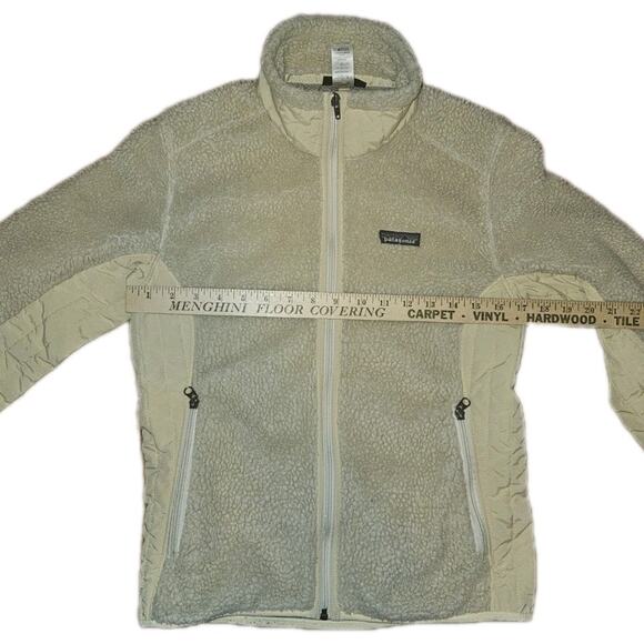 Women's Patagonia Retro Deep Pile Full Zip Sherpa Poly Jacket Size M Synchilla - Picture 9 of 11